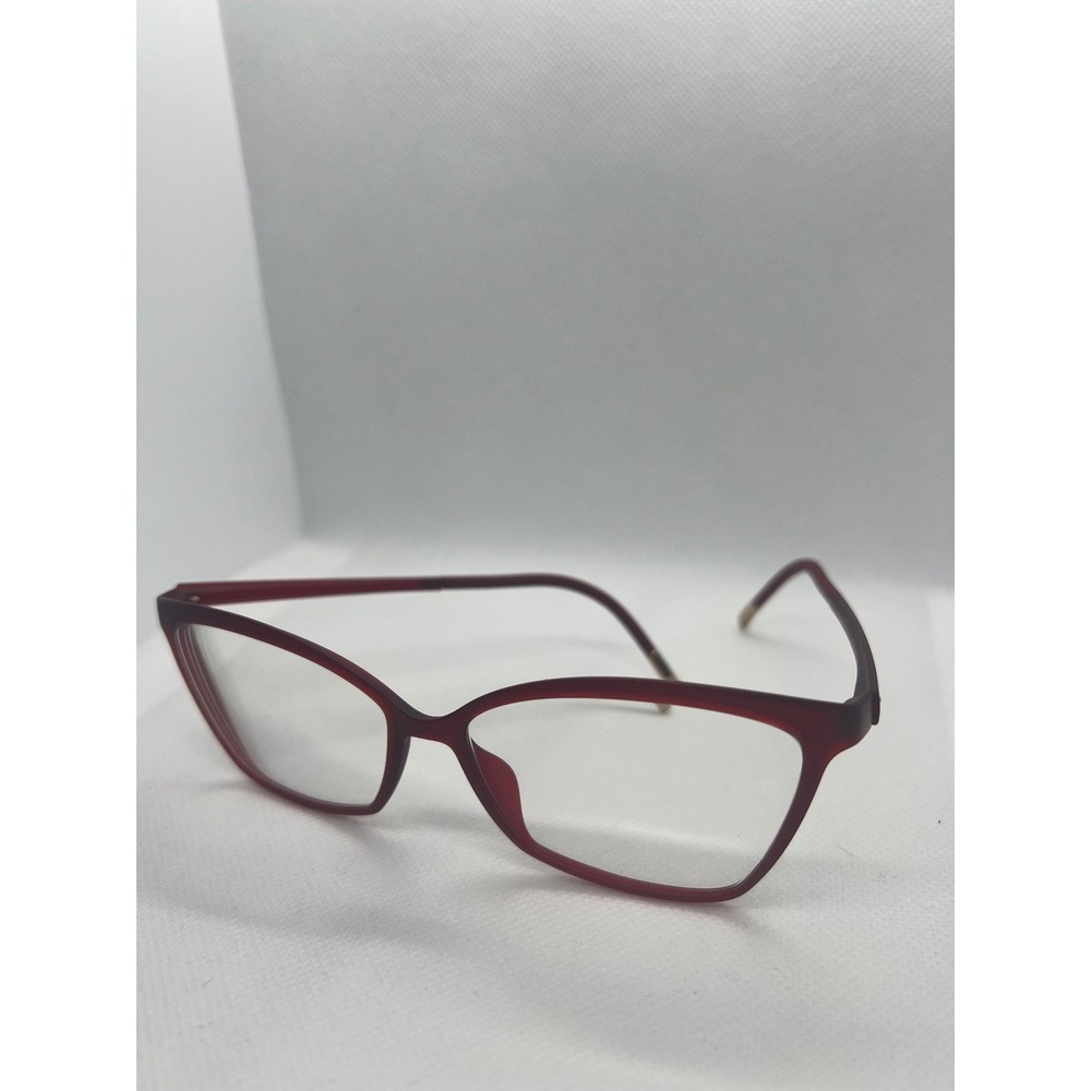 Silhouette SPX 1597 Burgundy Geometric Eyeglasses Frames Austria Women‎